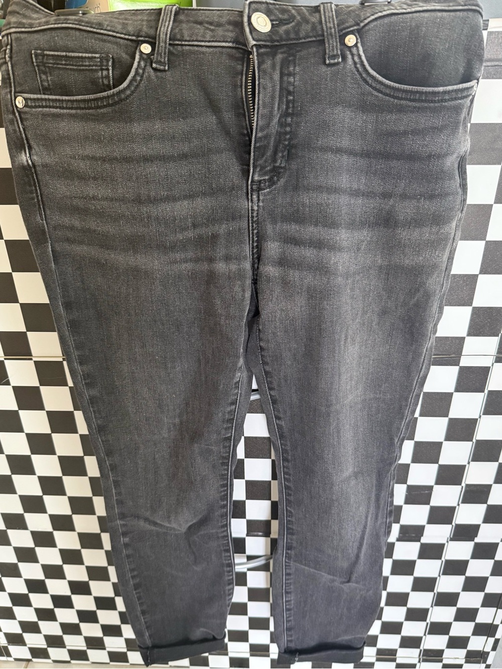 LC Lauren Conrad Charcoal Skinny Jeans